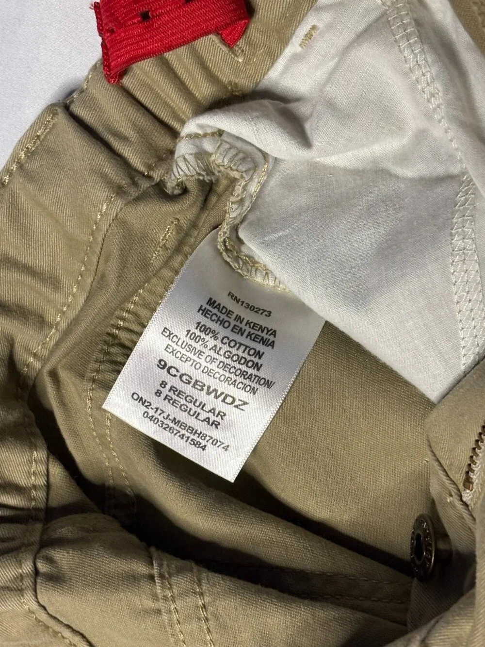 Wrangler Boys' Classic Cargo Pants Size 8